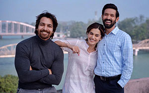 The lead cast of Bollywood thriller film `Haseen Dillruba` (Release - September 18th, 2020)